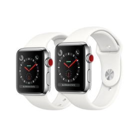 Montre connecté smartwatch Apple Watch séries 3 factice finition métal