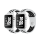 Montre connecté smartwatch Apple Watch séries 3 Nike + factice finition métal
