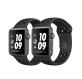 Montre connecté smartwatch Apple Watch séries 3 Nike + factice finition métal