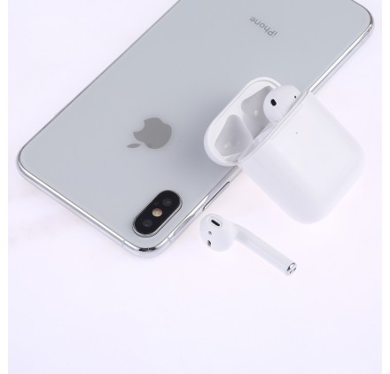 Apple AirPods blanc factice sans composant électronique pas cher de décoration 